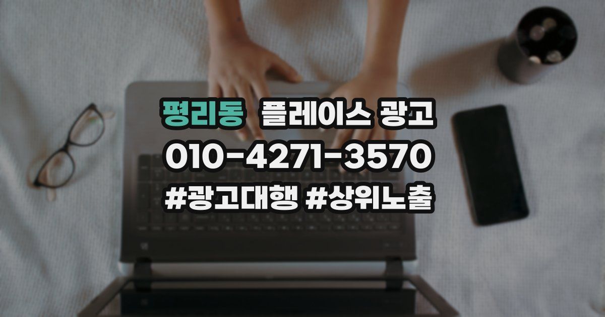 평리동 플레이스 광고
