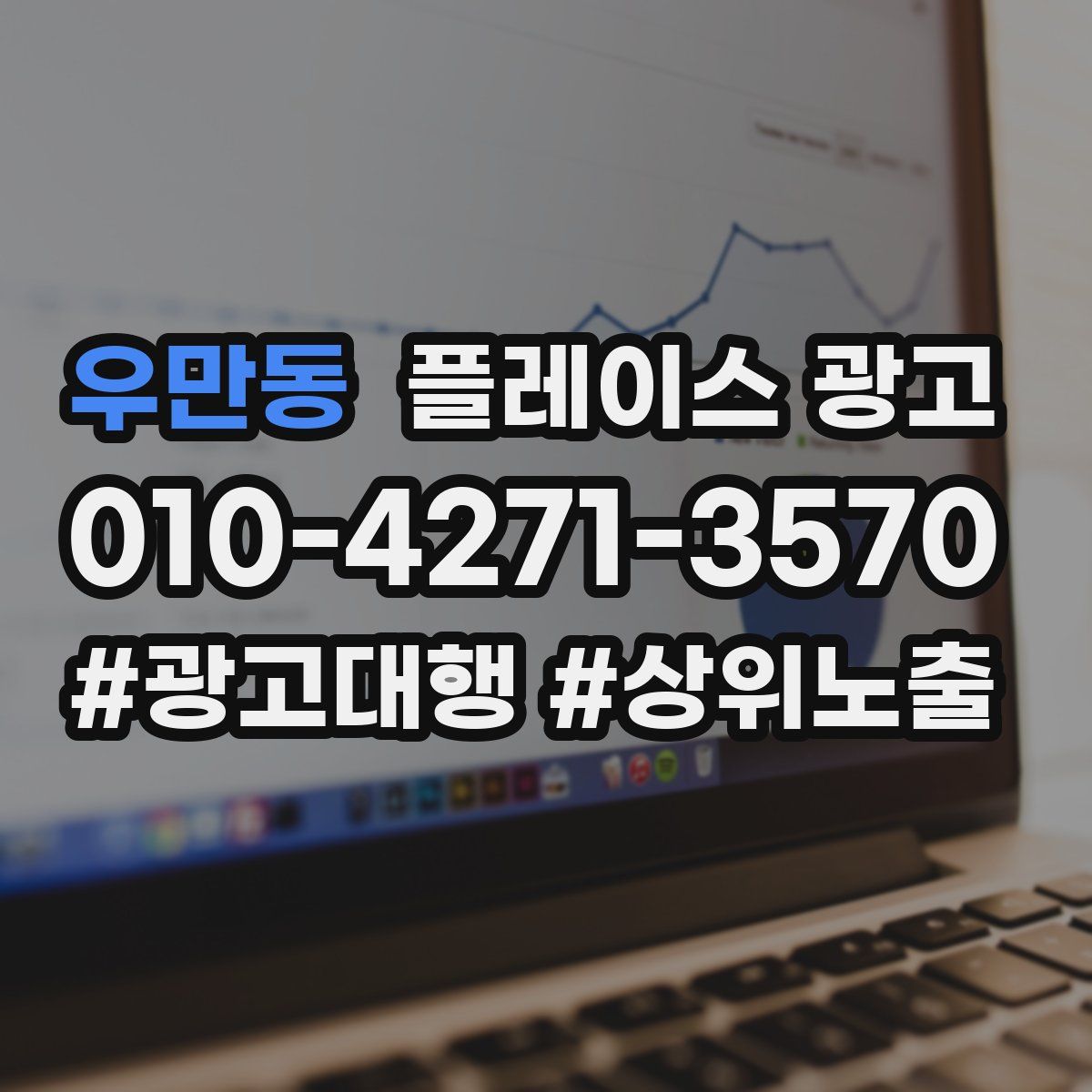 우만동 플레이스 광고