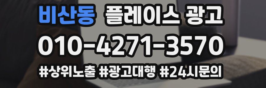 비산동 플레이스 광고
