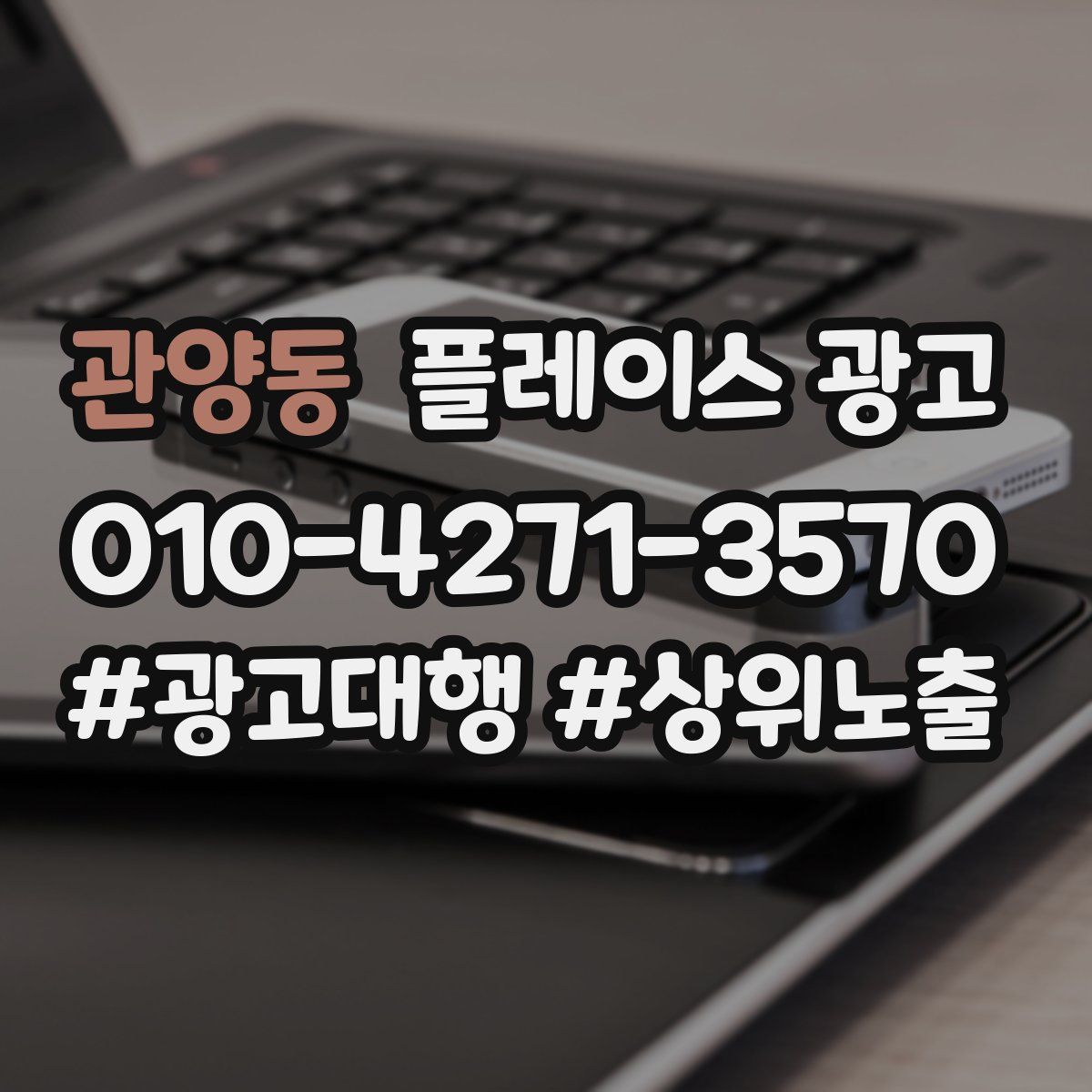 관양동 플레이스 광고