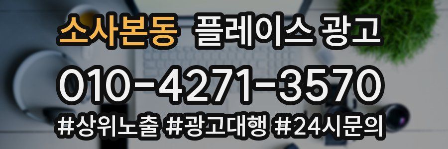 소사본동 플레이스 광고