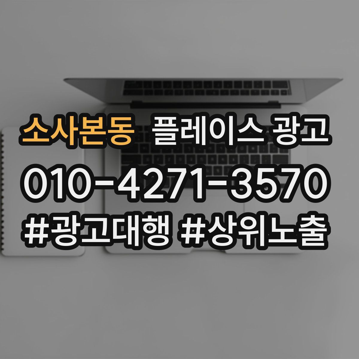 소사본동 플레이스 광고