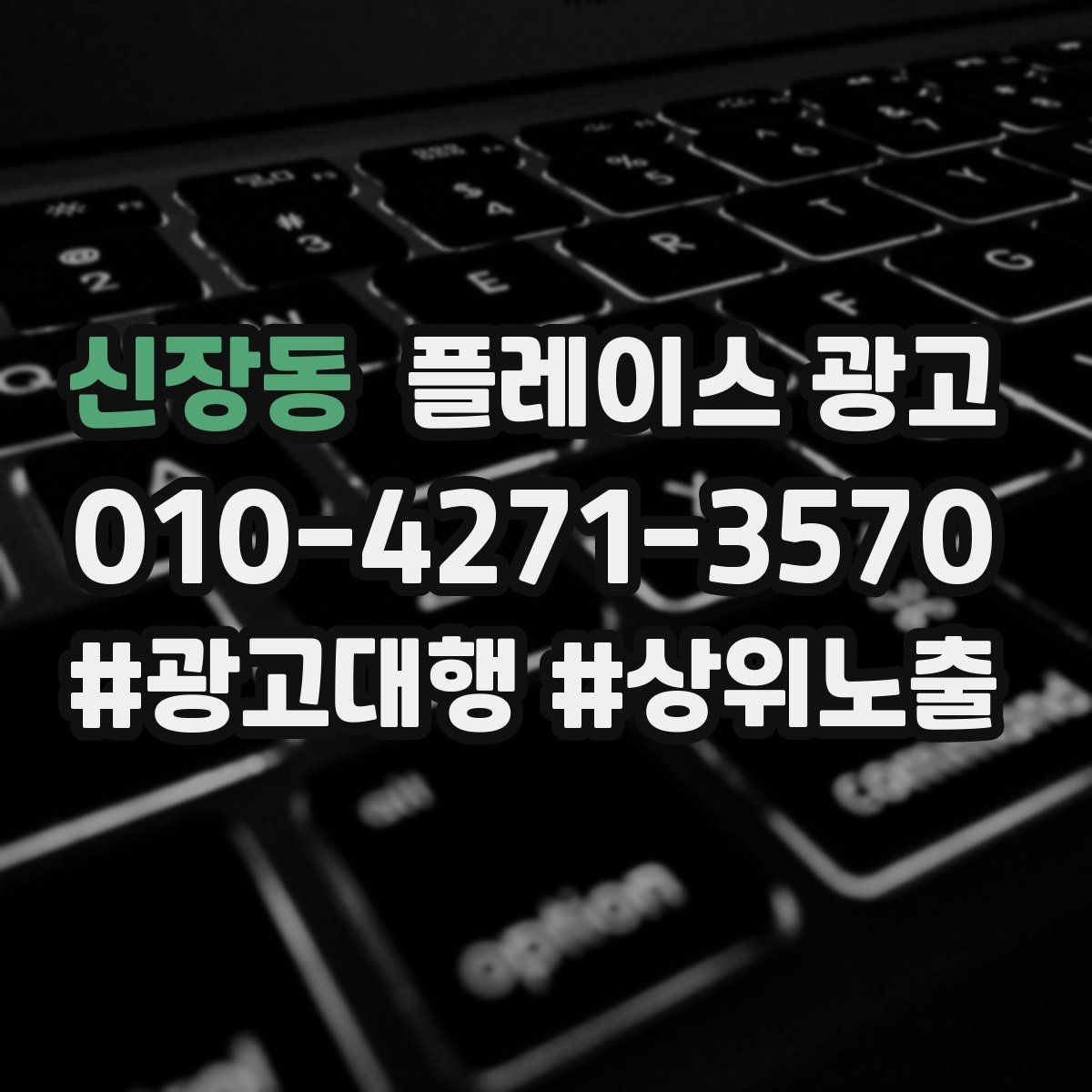 신장동 플레이스 광고