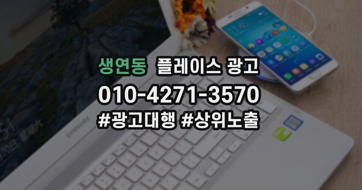 생연동 플레이스 광고