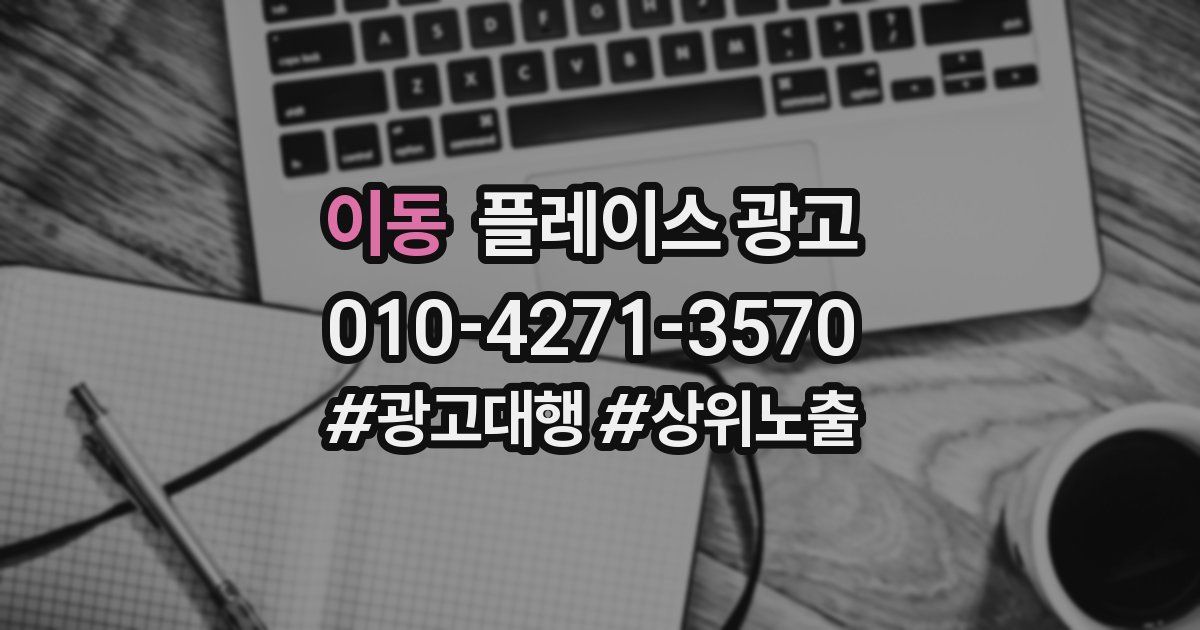이동 플레이스 광고