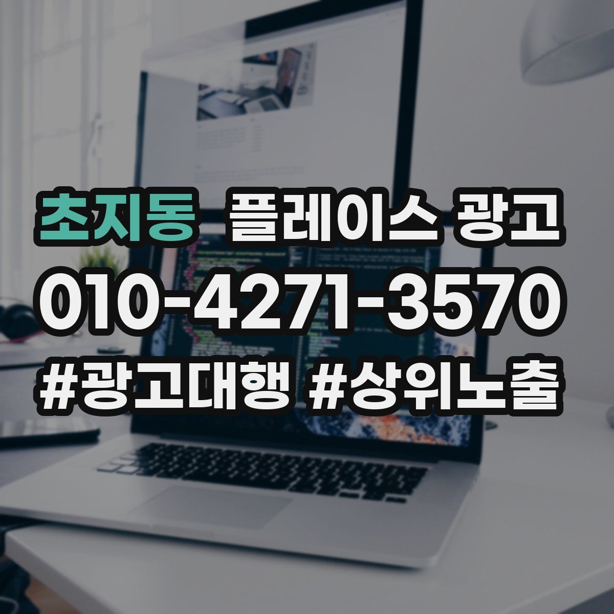 초지동 플레이스 광고