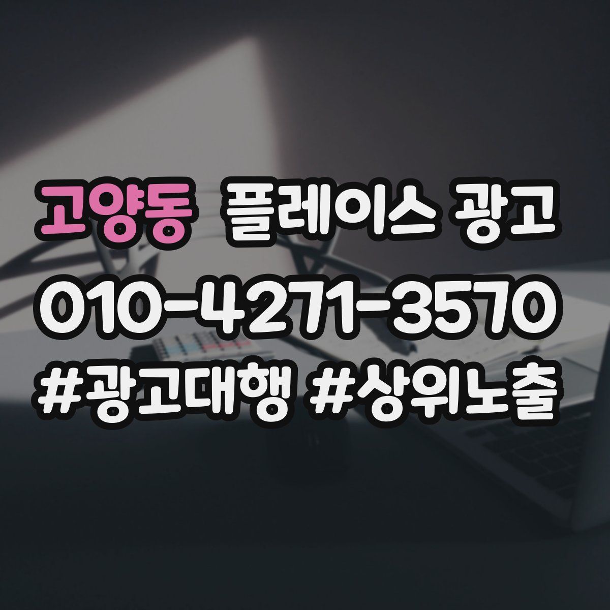 고양동 플레이스 광고
