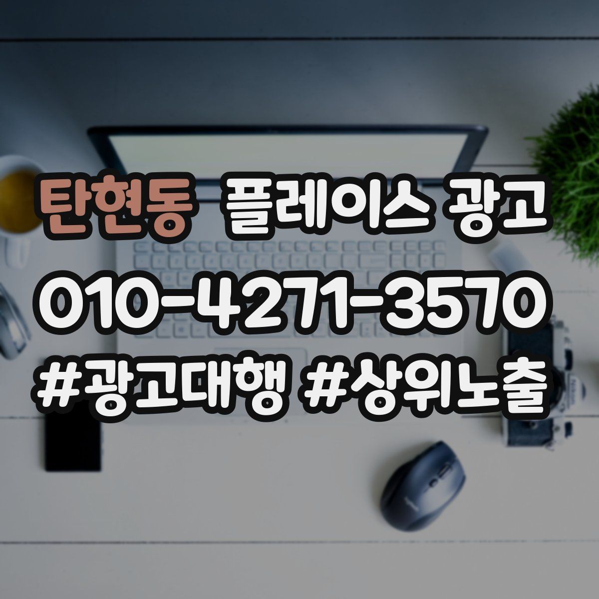 탄현동 플레이스 광고