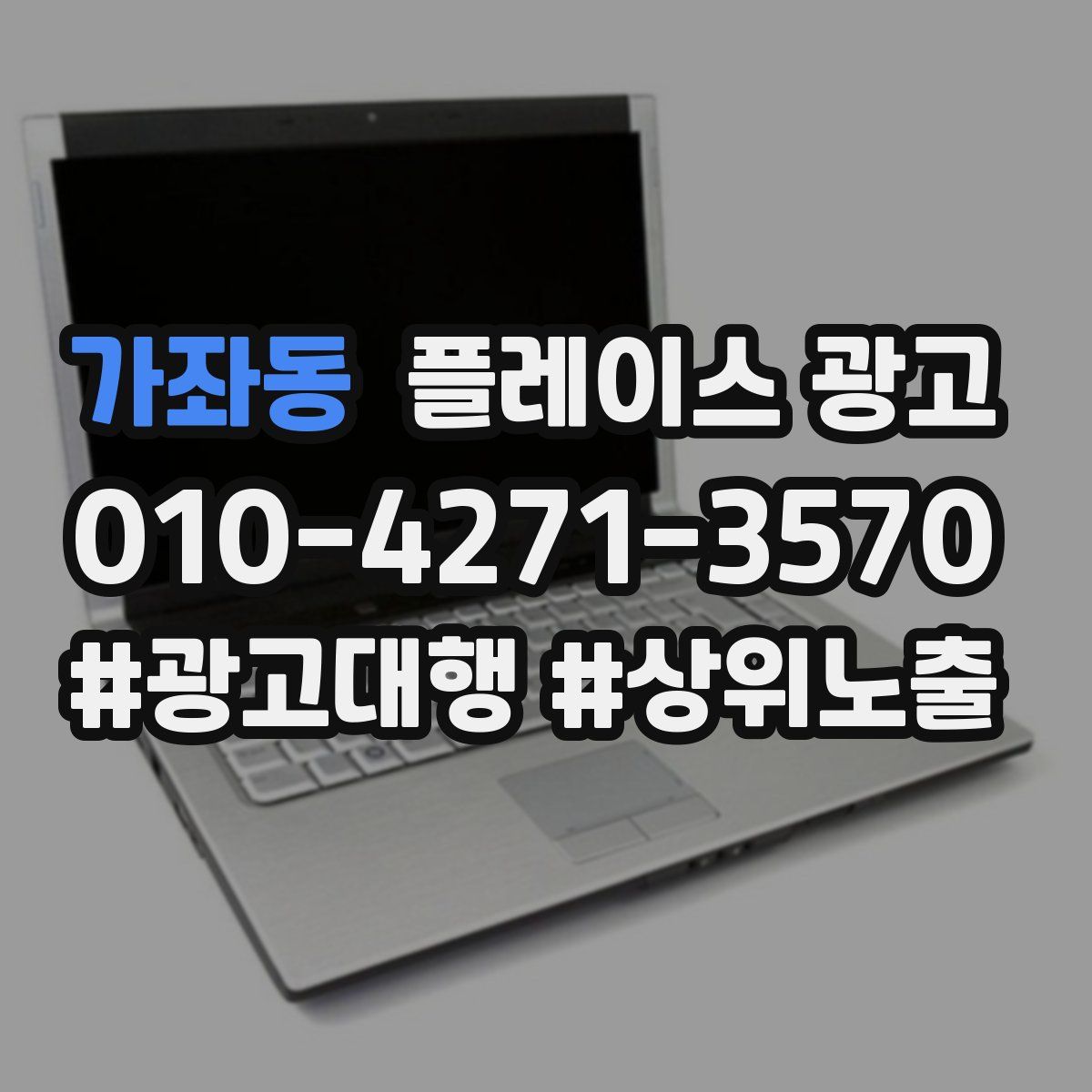 가좌동 플레이스 광고