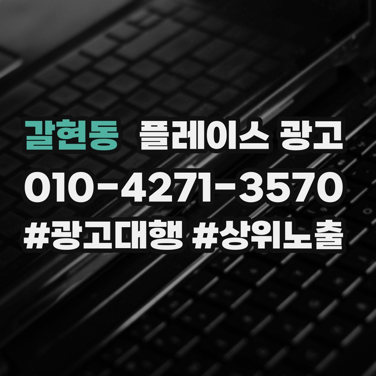 갈현동 플레이스 광고