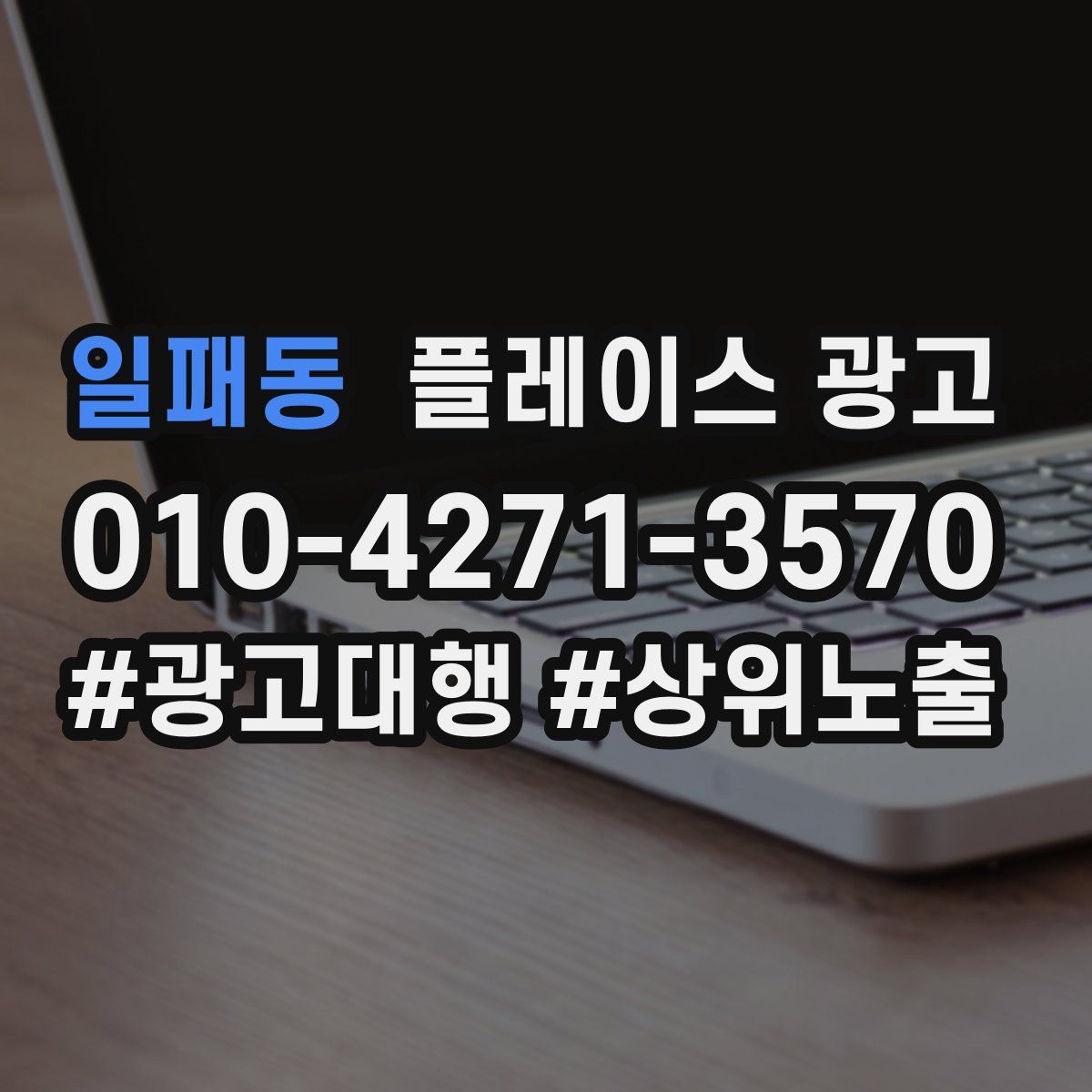 일패동 플레이스 광고