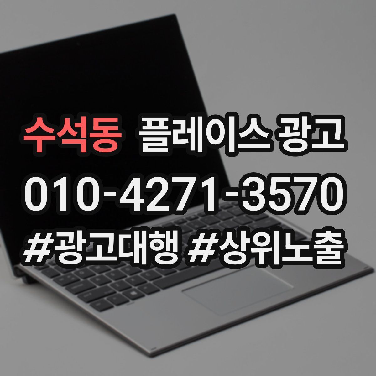 수석동 플레이스 광고