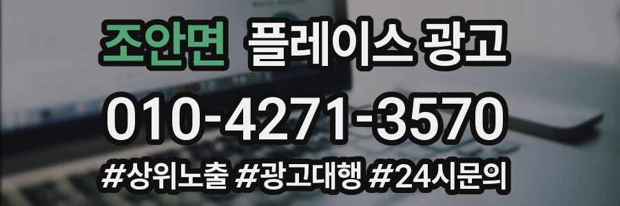 조안면 플레이스 광고