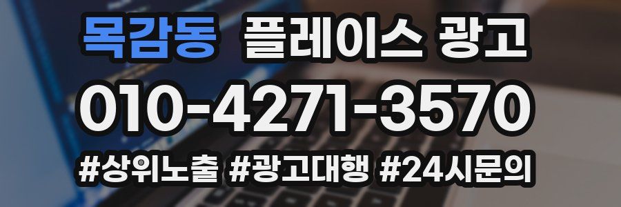 목감동 플레이스 광고