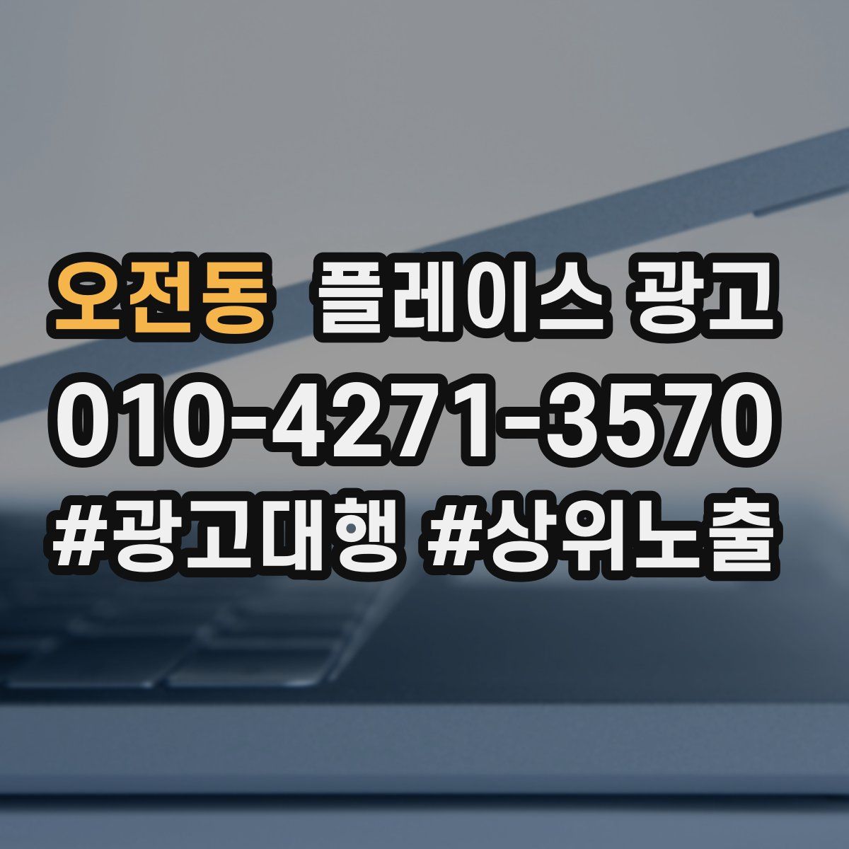 오전동 플레이스 광고