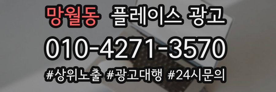 망월동 플레이스 광고