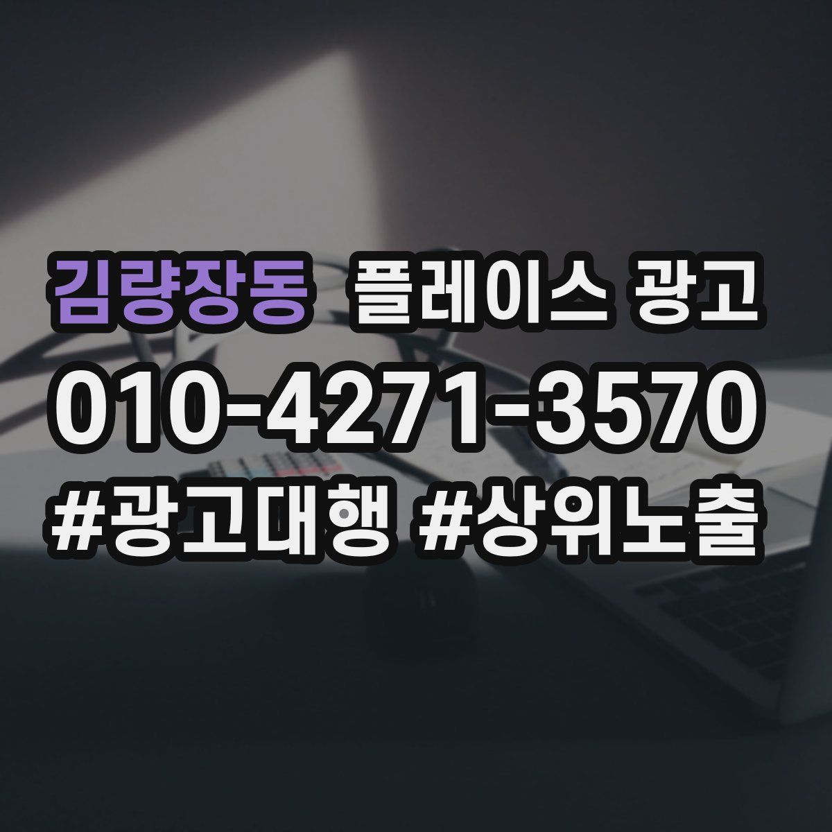 김량장동 플레이스 광고