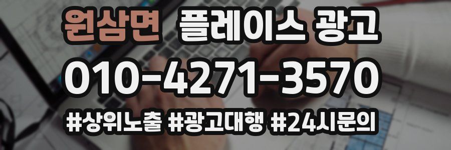 원삼면 플레이스 광고