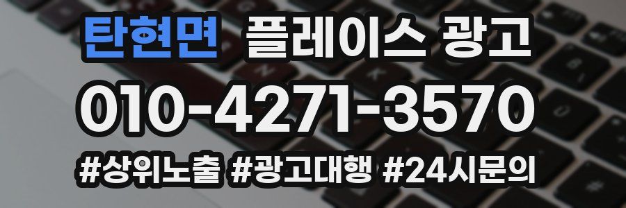 탄현면 플레이스 광고