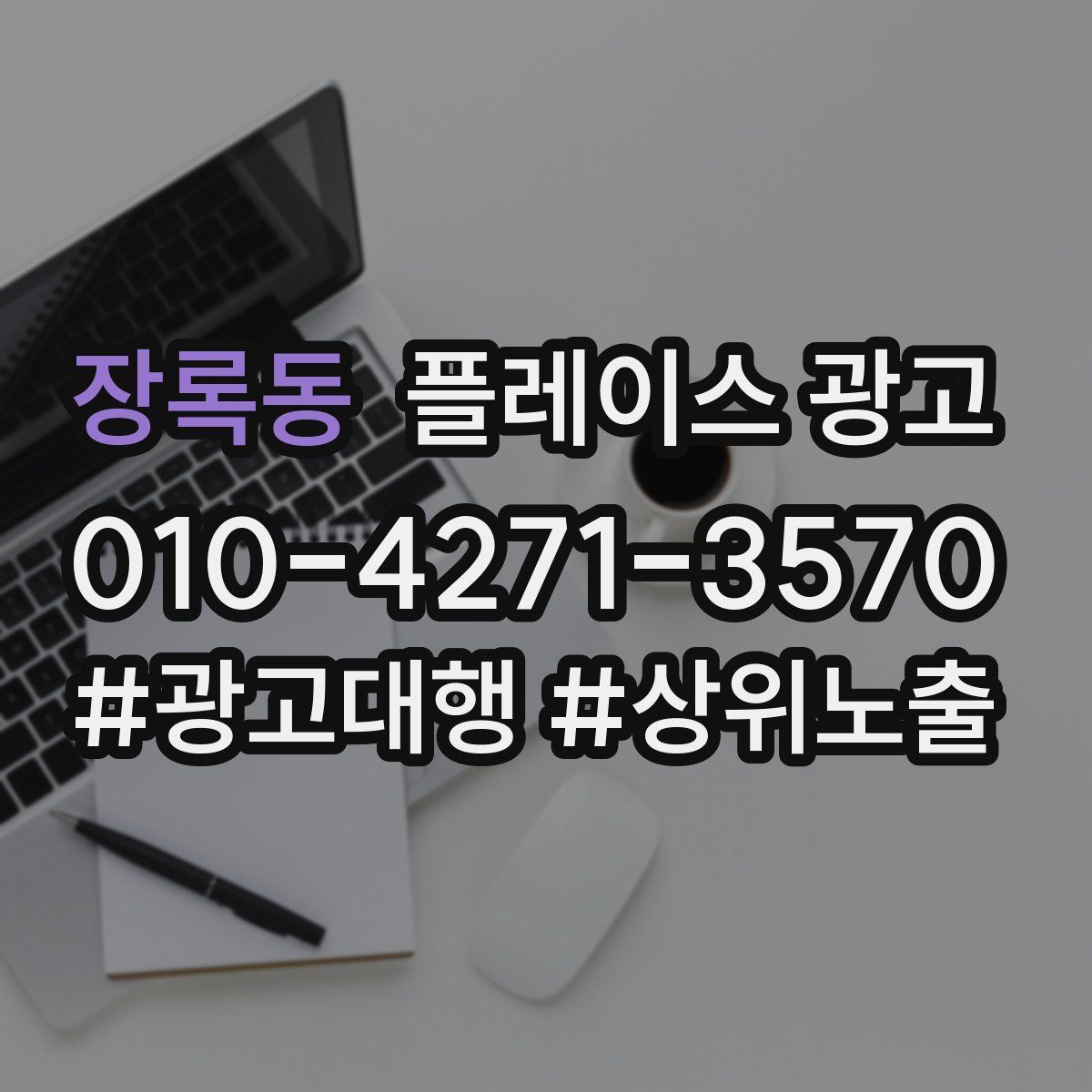 장록동 플레이스 광고