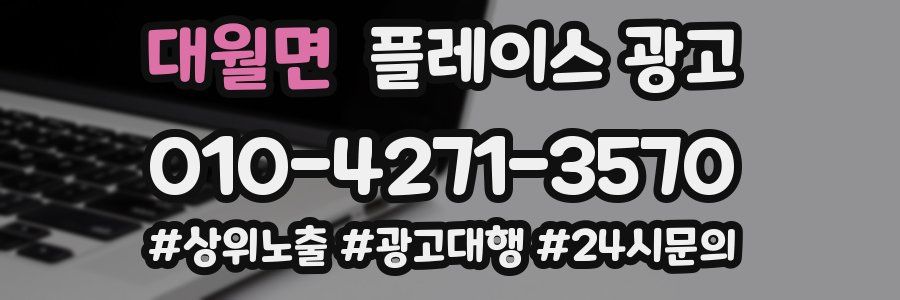 대월면 플레이스 광고
