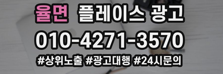율면 플레이스 광고