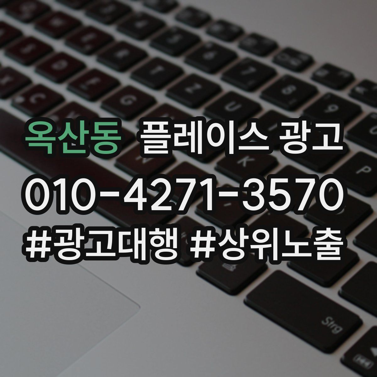 옥산동 플레이스 광고
