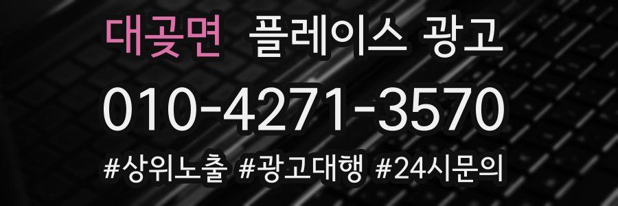 대곶면 플레이스 광고