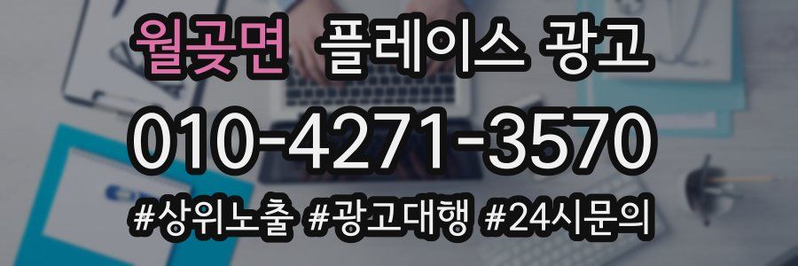 월곶면 플레이스 광고
