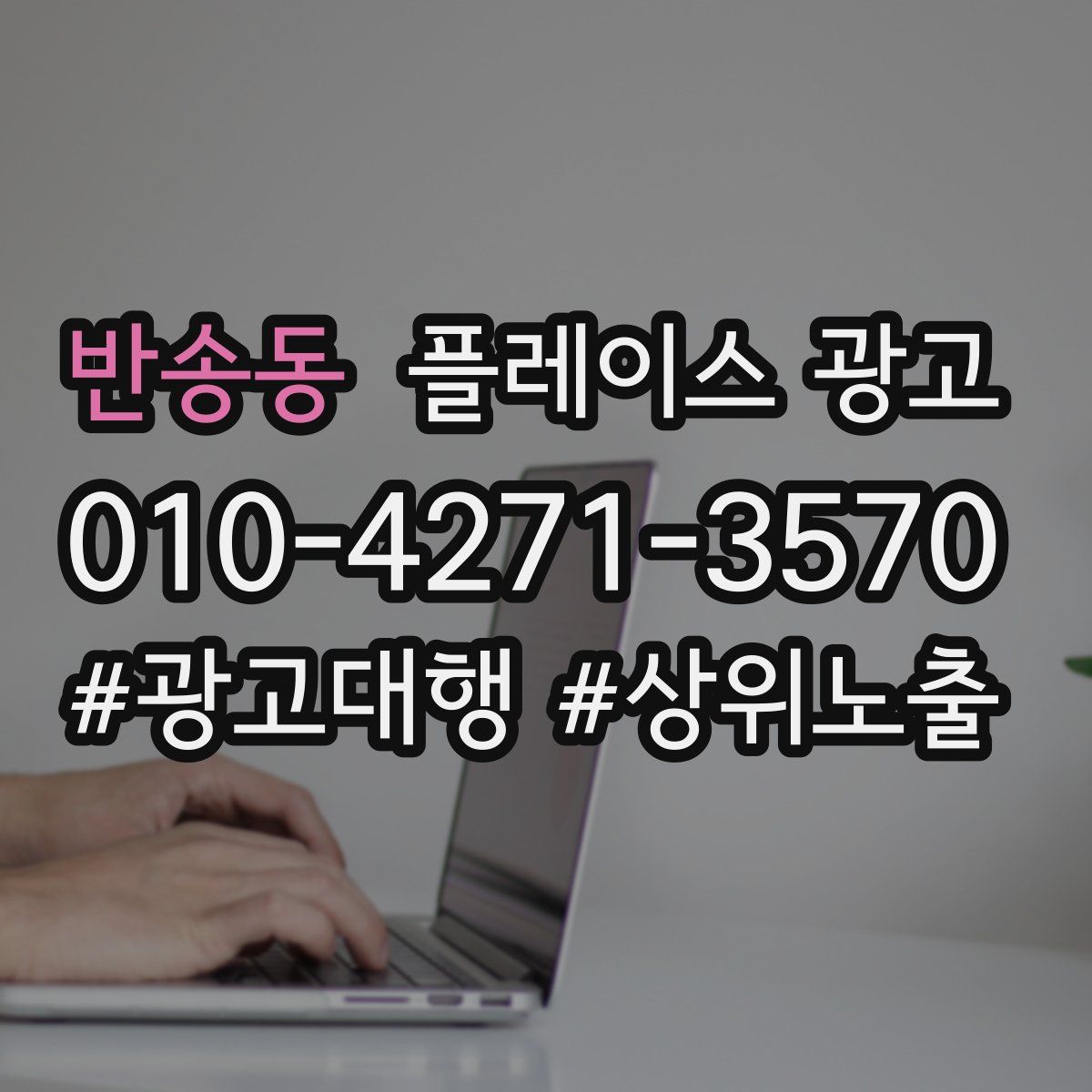 반송동 플레이스 광고