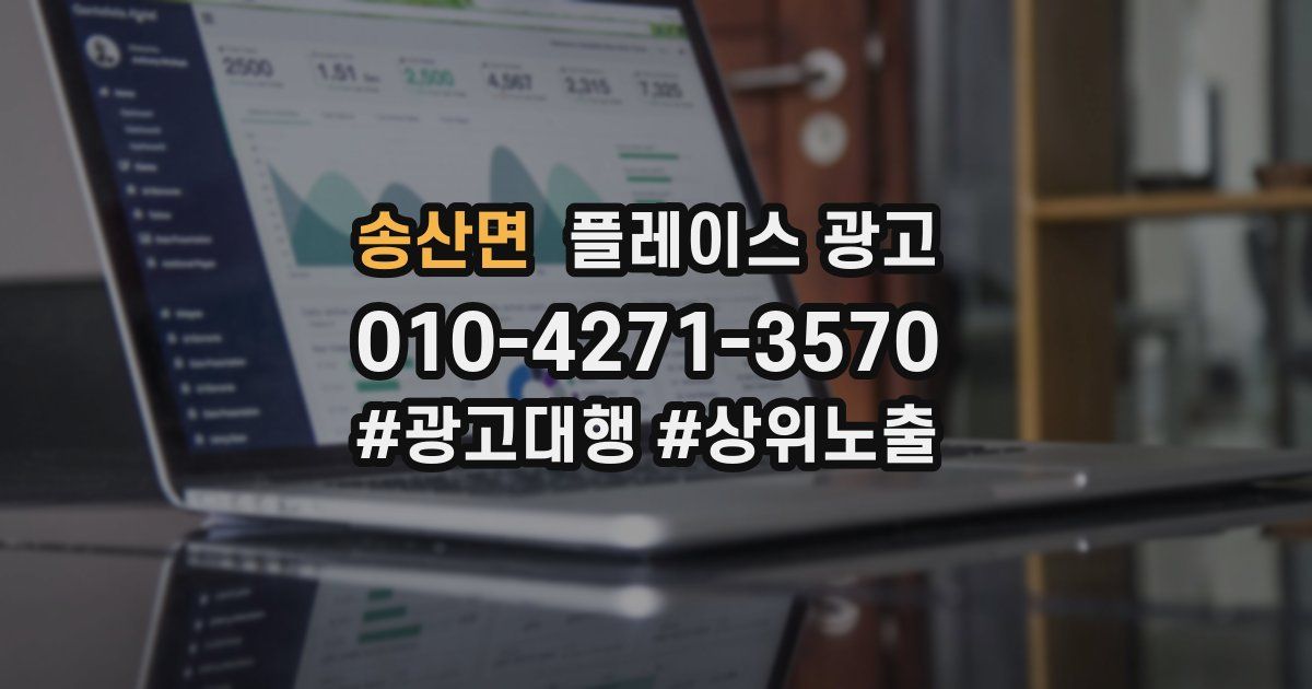 송산면 플레이스 광고