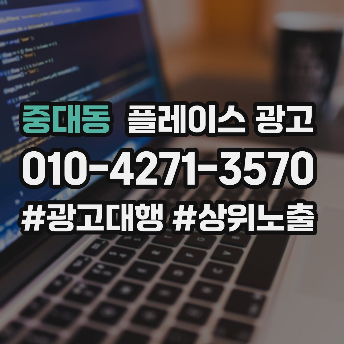 중대동 플레이스 광고