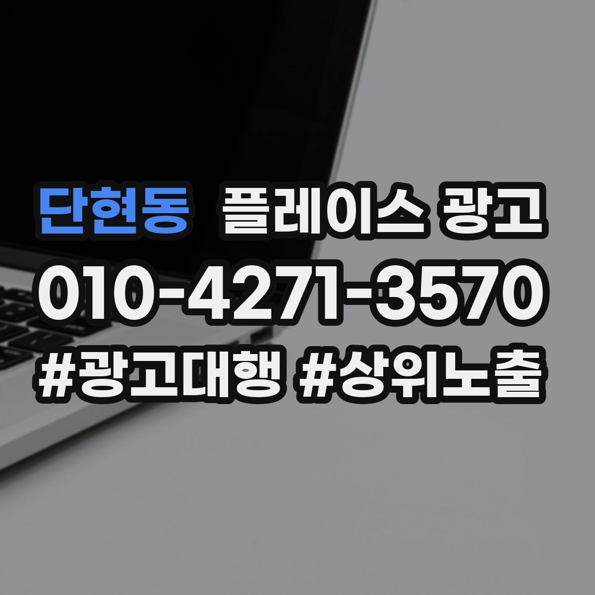 단현동 플레이스 광고