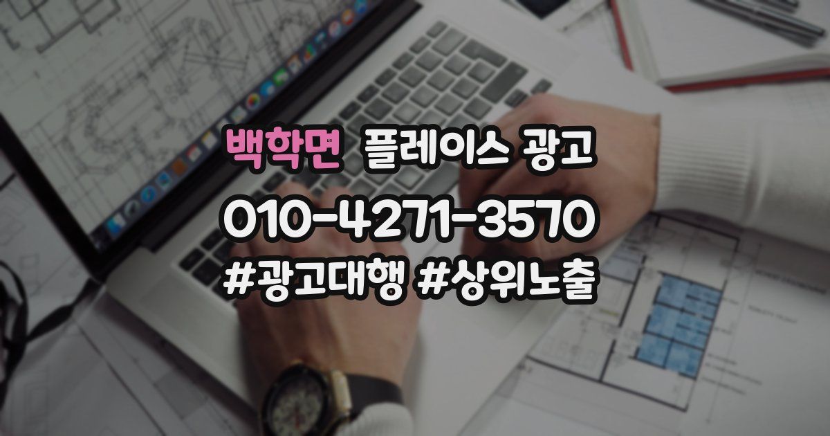 백학면 플레이스 광고