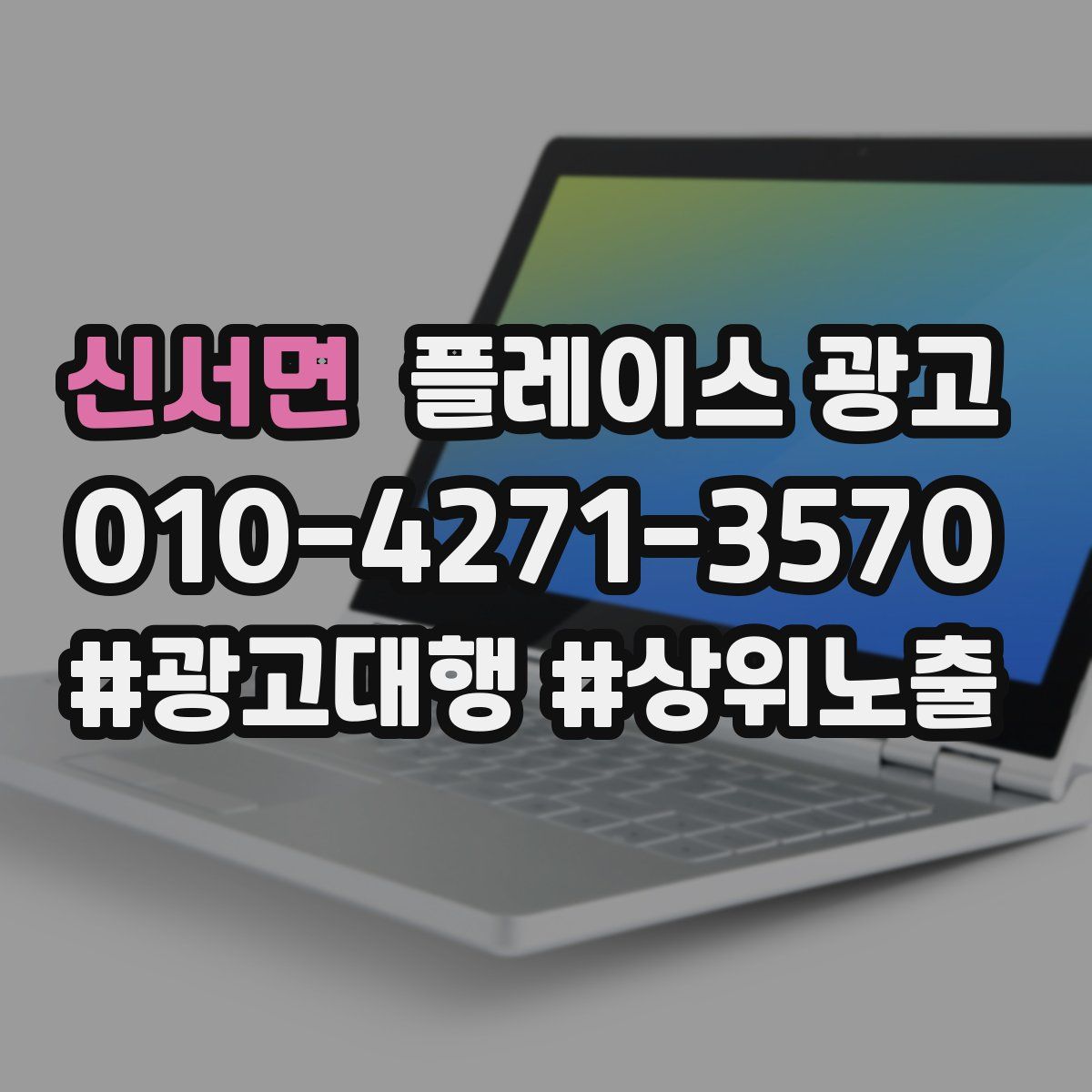 신서면 플레이스 광고