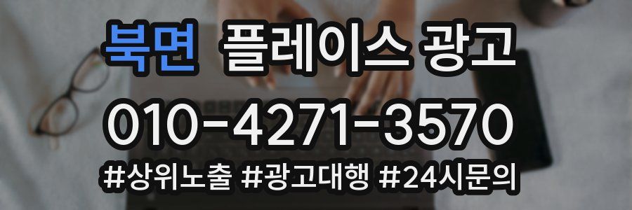 북면 플레이스 광고