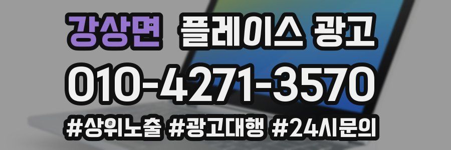 강상면 플레이스 광고