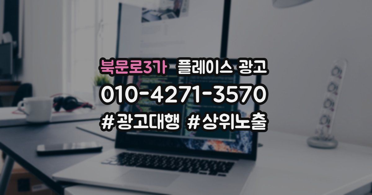 북문로3가 플레이스 광고
