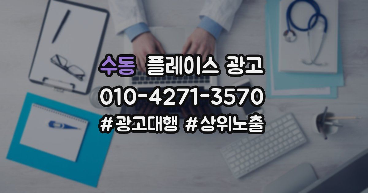 수동 플레이스 광고