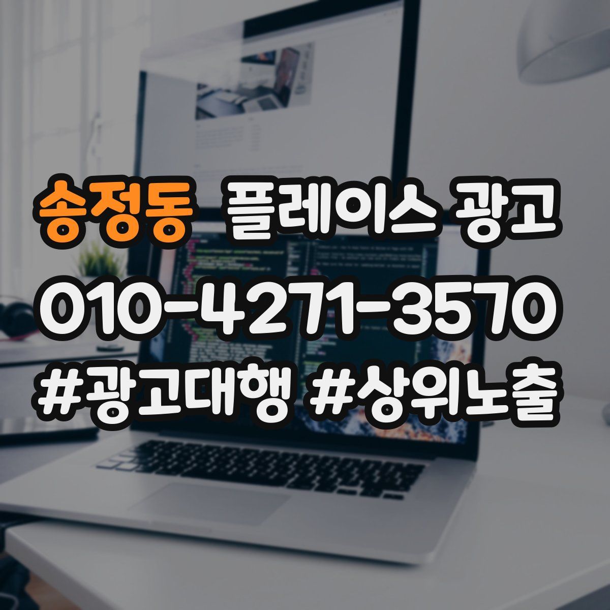 송정동 플레이스 광고