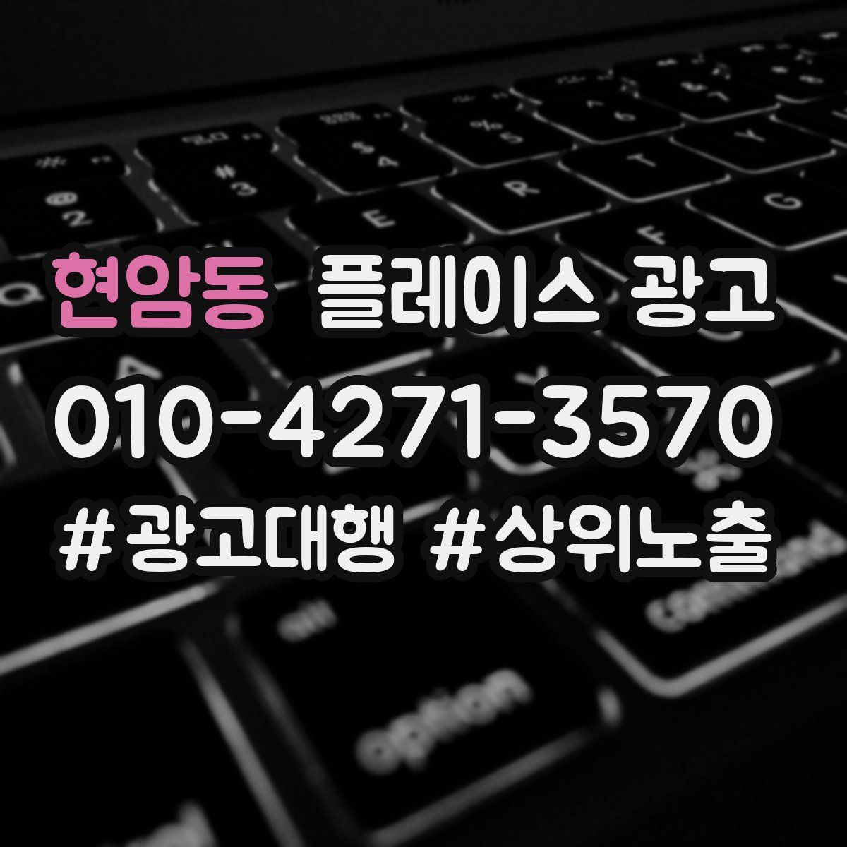 현암동 플레이스 광고