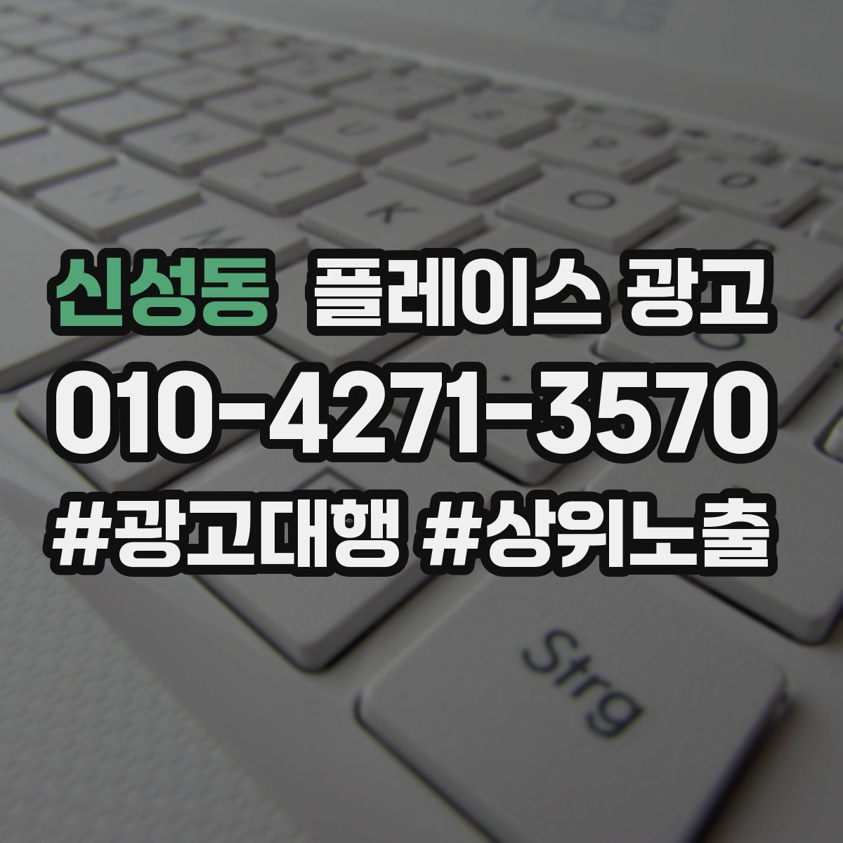 신성동 플레이스 광고