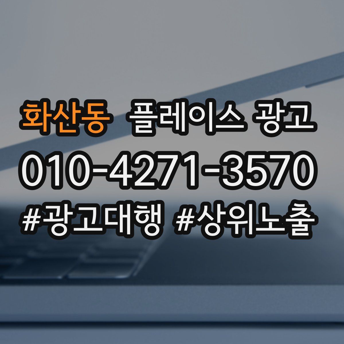 화산동 플레이스 광고