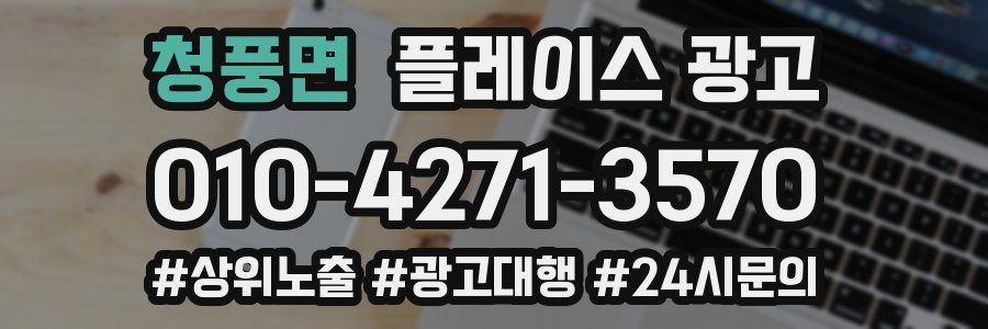 청풍면 플레이스 광고
