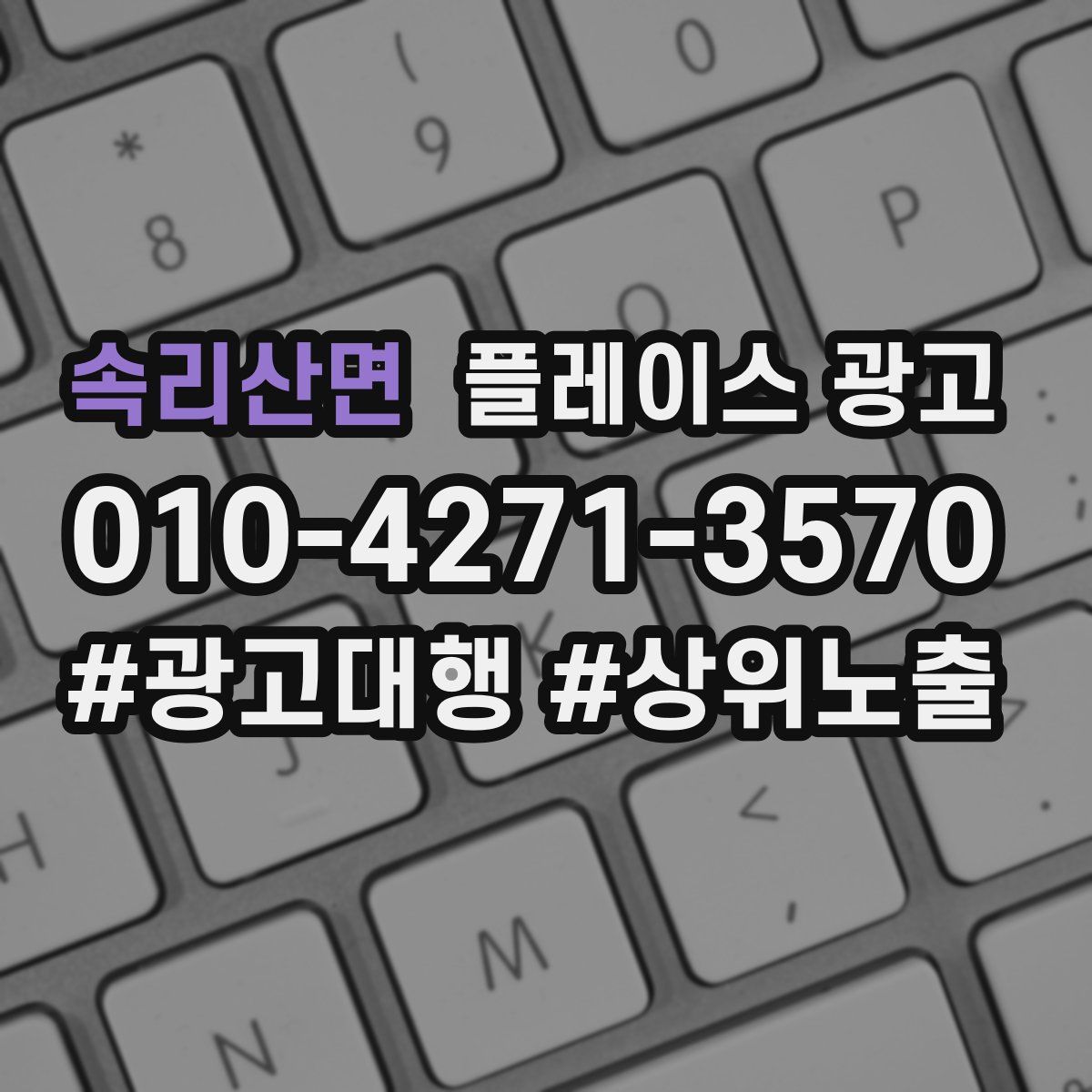 속리산면 플레이스 광고