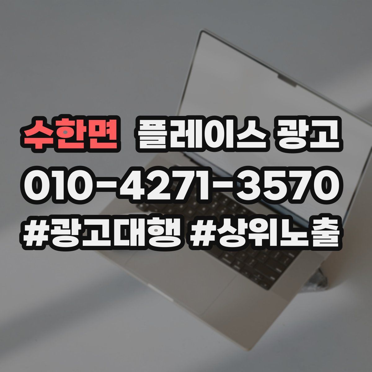 수한면 플레이스 광고