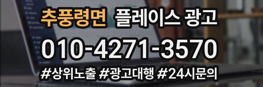 추풍령면 플레이스 광고