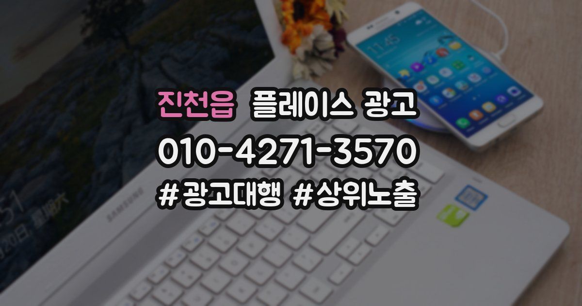 진천읍 플레이스 광고