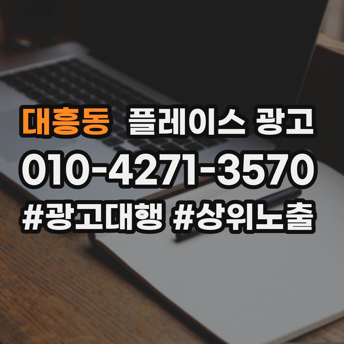 대흥동 플레이스 광고