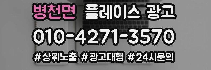 병천면 플레이스 광고